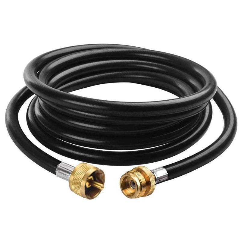 SHINESTAR 12 Feet Propane Hose Extension for Propane Tree, Compatible with Mr. Heater Buddy Heater, Coleman Camping Stove and Other 1LB Propane Appliances - Image 1
